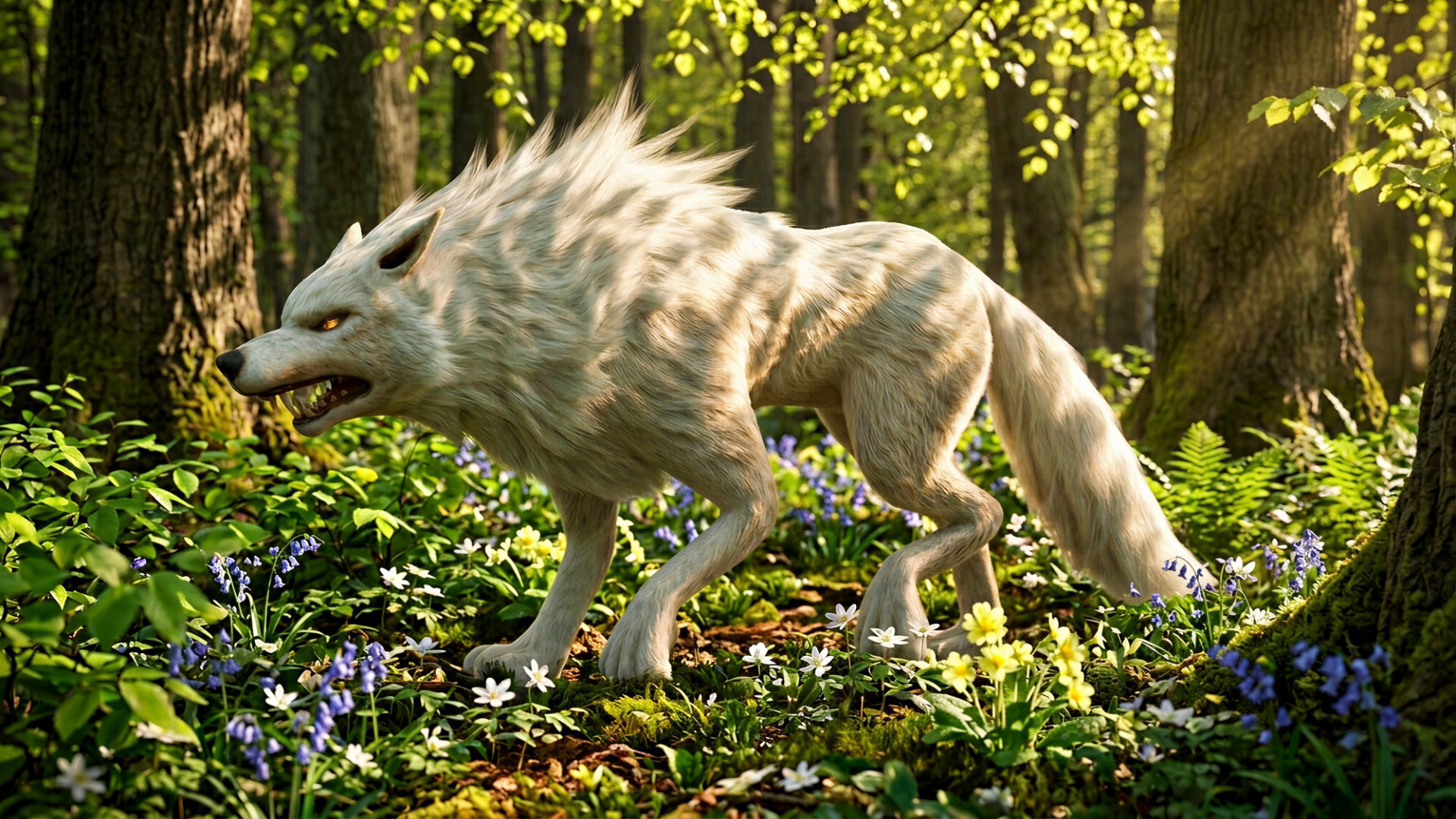 Wolf-C1-Animated 3D Model