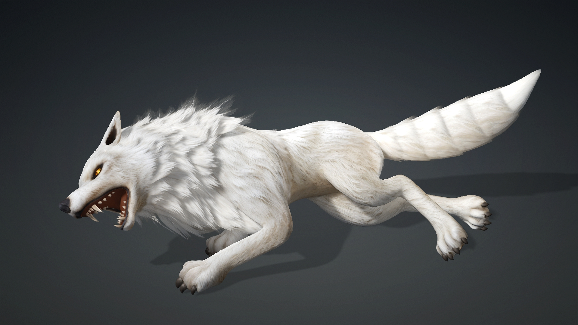 Wolf-C1-Animated 3D Model