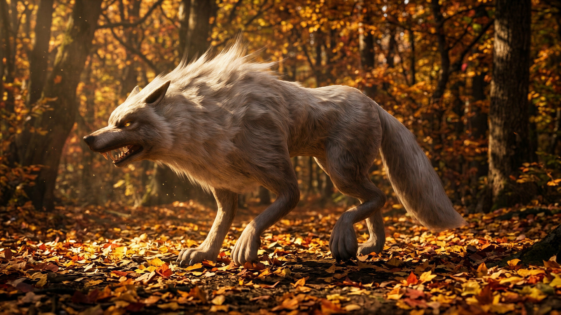 Wolf-C2-Animated 3D Model