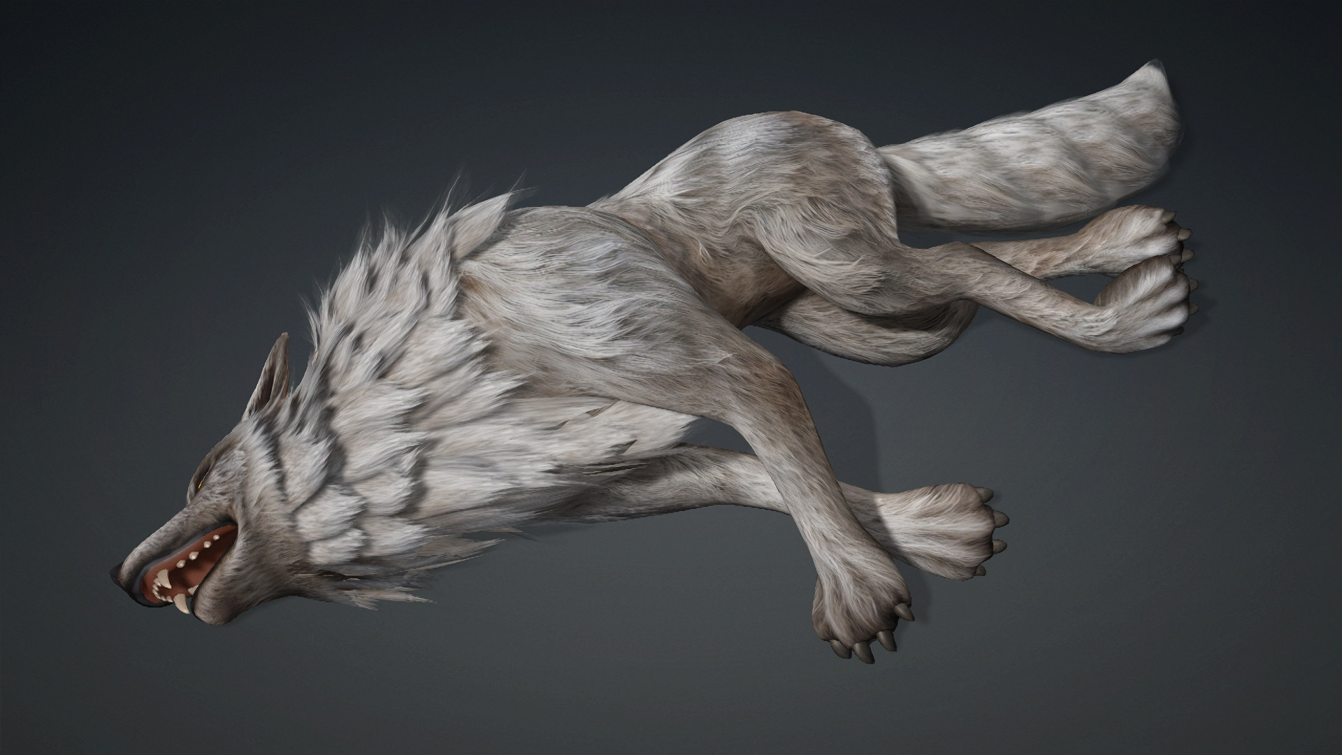 Wolf-C2-Animated 3D Model