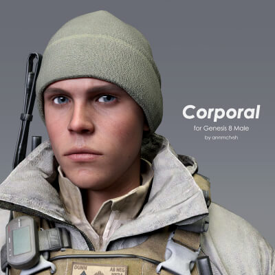 Corporal for Genesis 8 Male