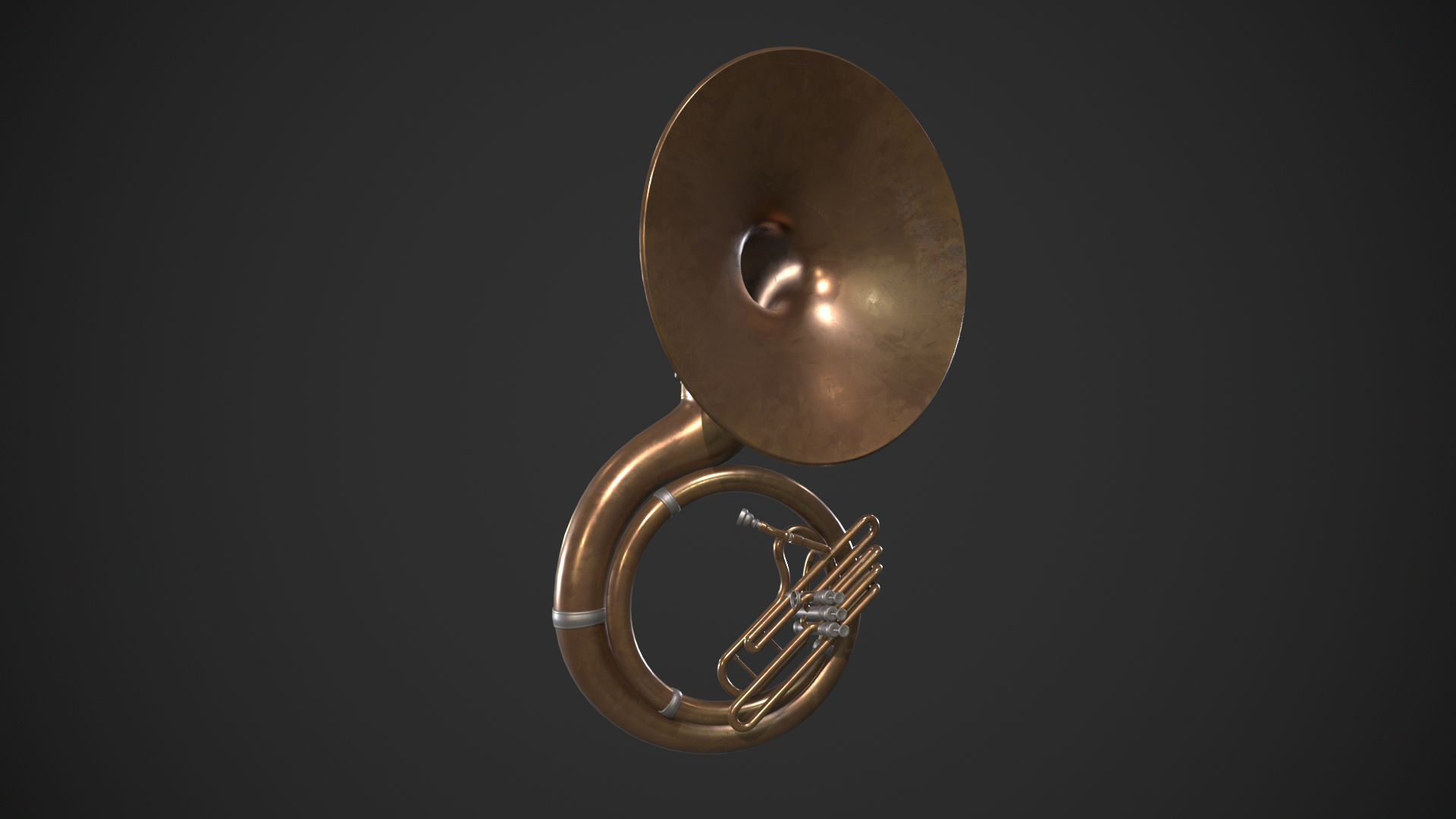 Sousaphone Instrument 3D Model