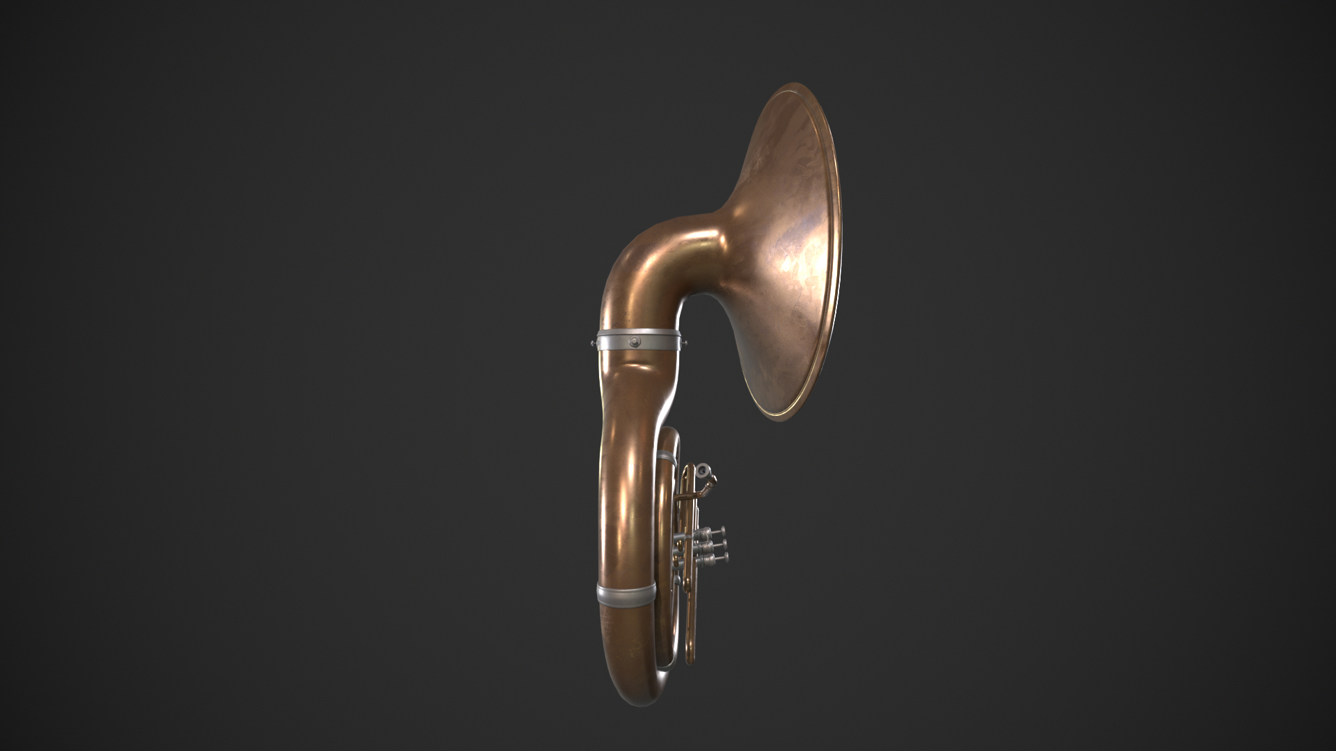 Sousaphone Instrument 3D Model