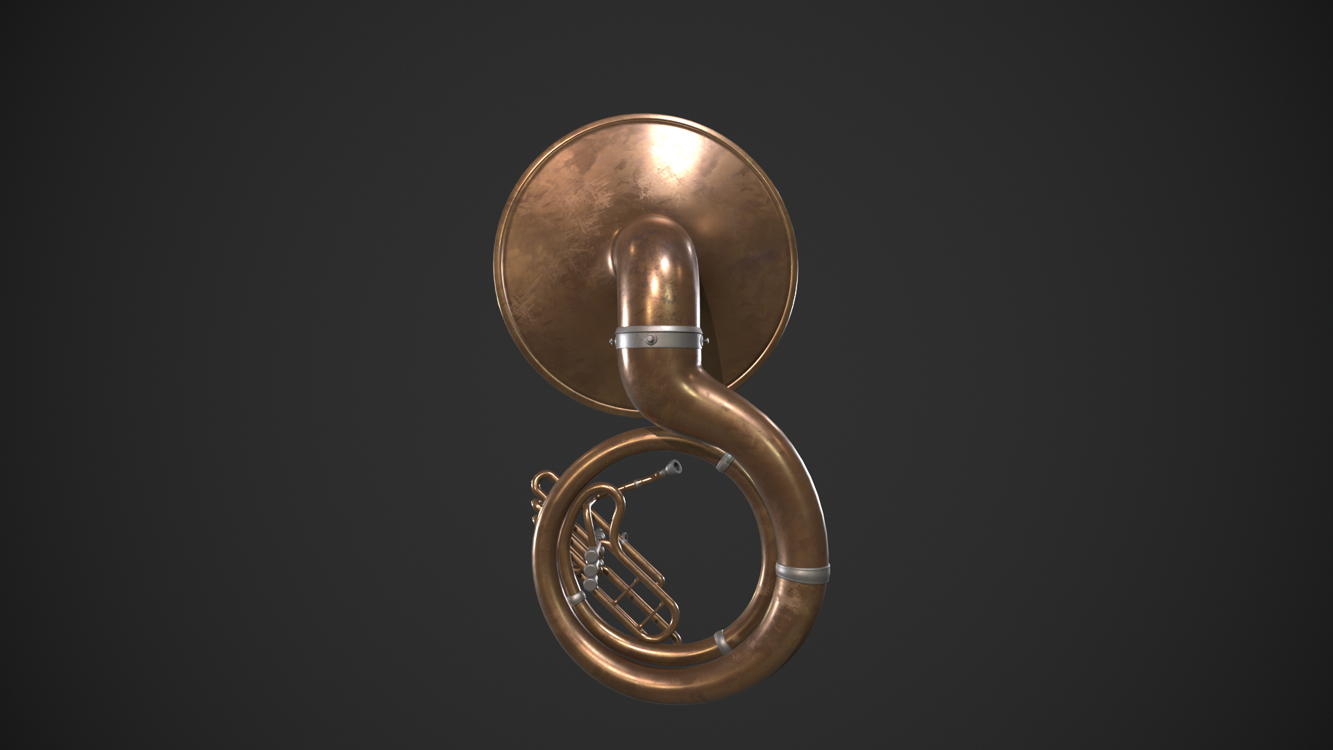 Sousaphone Instrument 3D Model