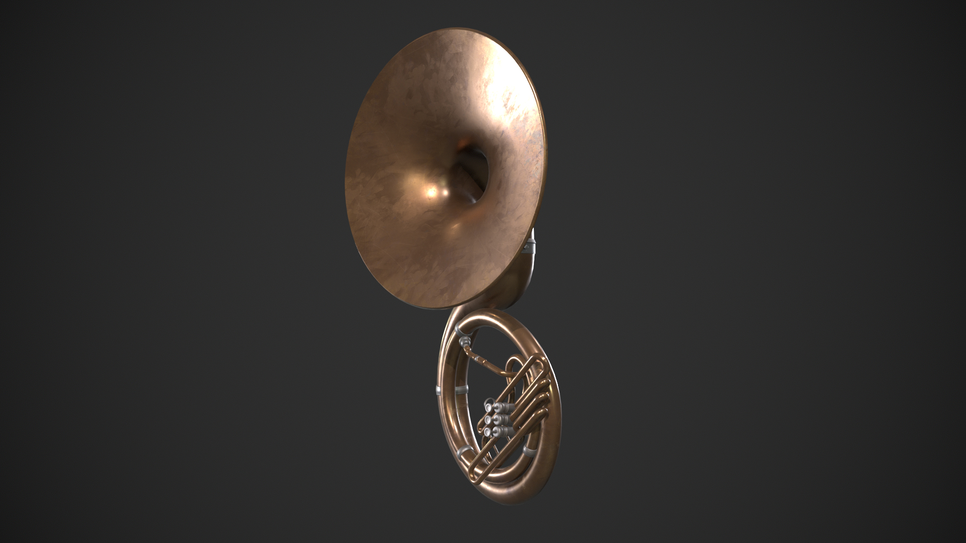 Sousaphone Instrument 3D Model