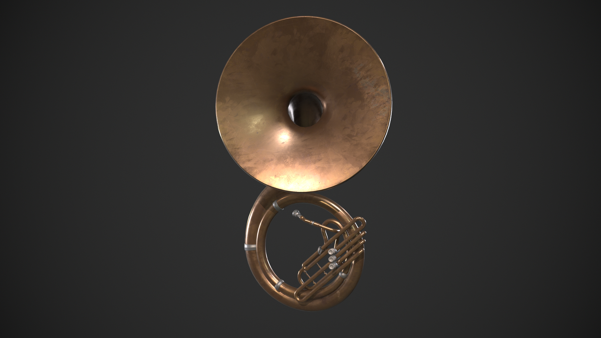 Sousaphone Instrument 3D Model