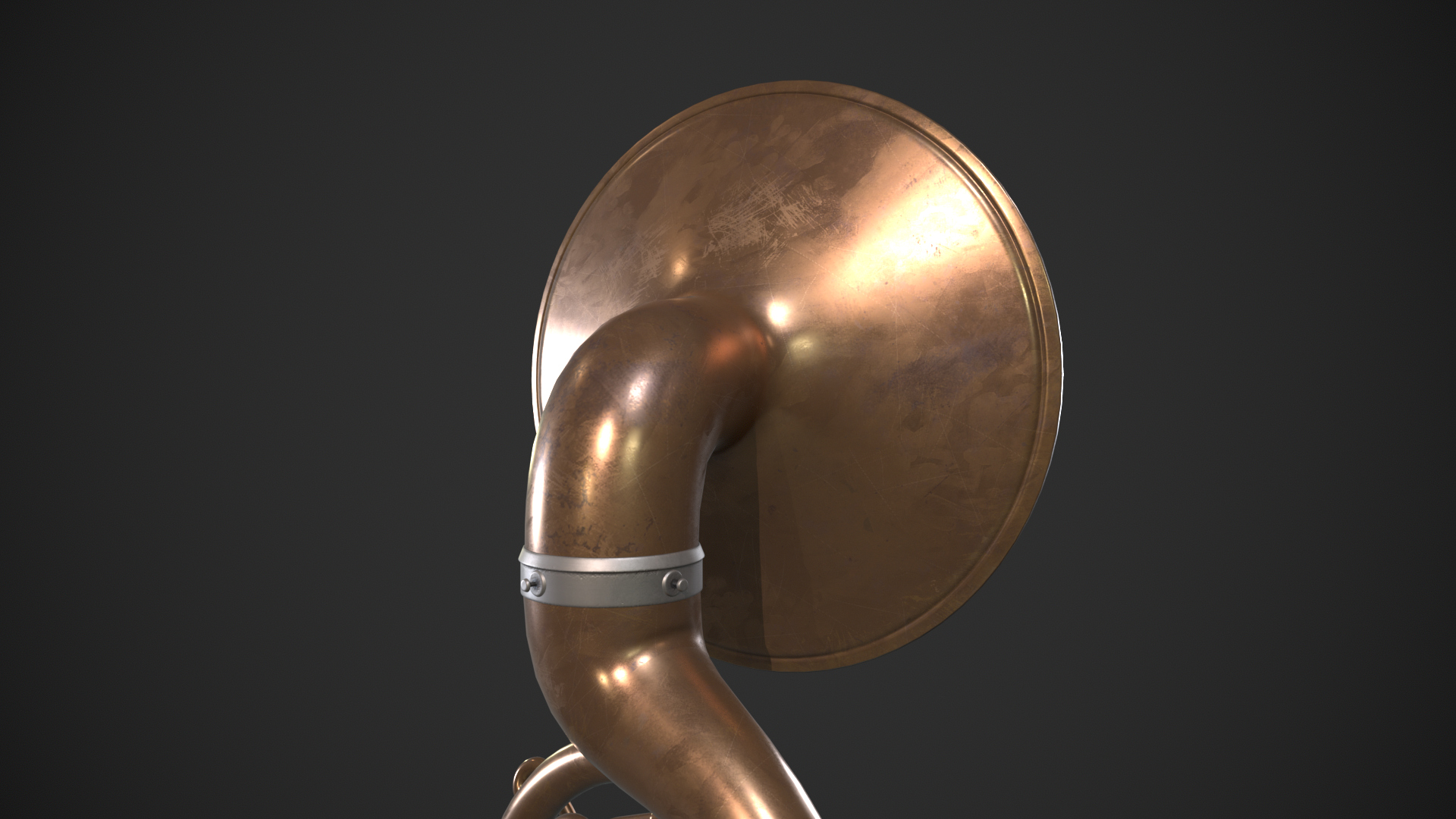 Sousaphone Instrument 3D Model