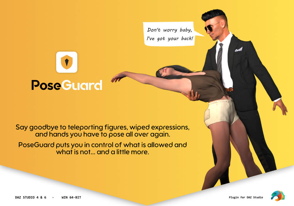 Poseguard for DAZ Studio Daz Content