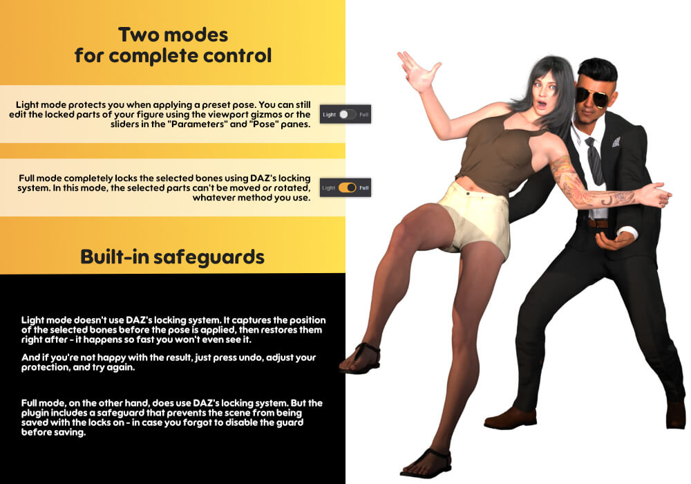 Poseguard for DAZ Studio Daz Content