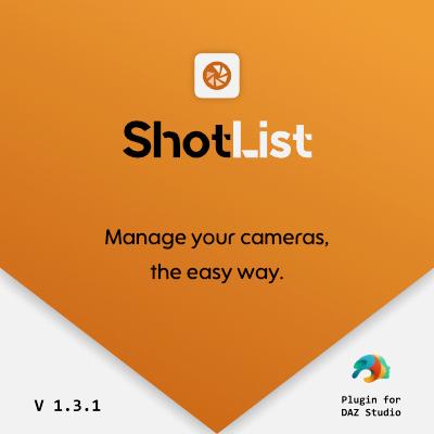 ShotList for DAZ Studio