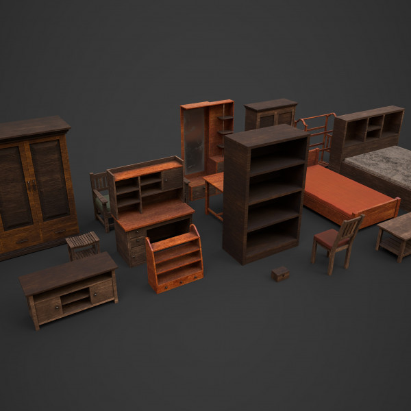 Old Wood Furniture Collection One