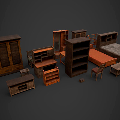 Old Wood Furniture Collection One