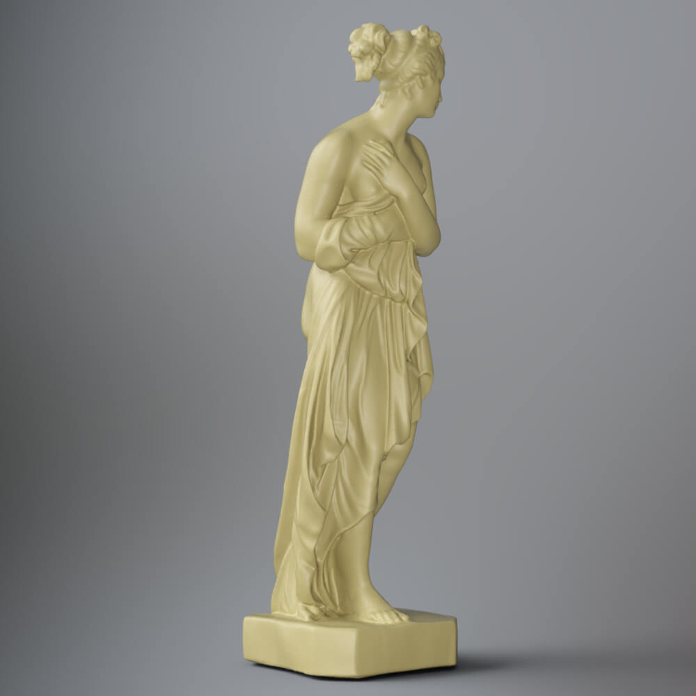 Classical Female Statue &ndash Woman Sculpture 3D Model AQ3D Daz Content