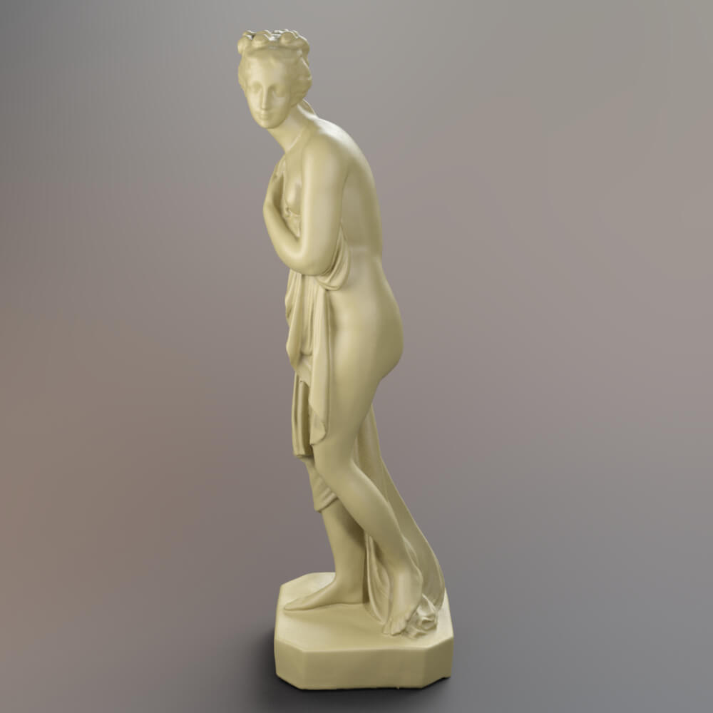 Classical Female Statue &ndash Woman Sculpture 3D Model AQ3D Daz Content