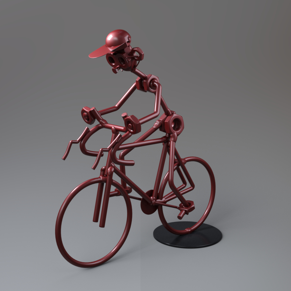 Decorative Antique Bicycle AQ3D Daz Content
