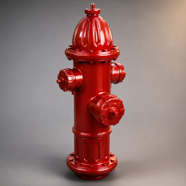 Classic Fire Hydrant 3D Model