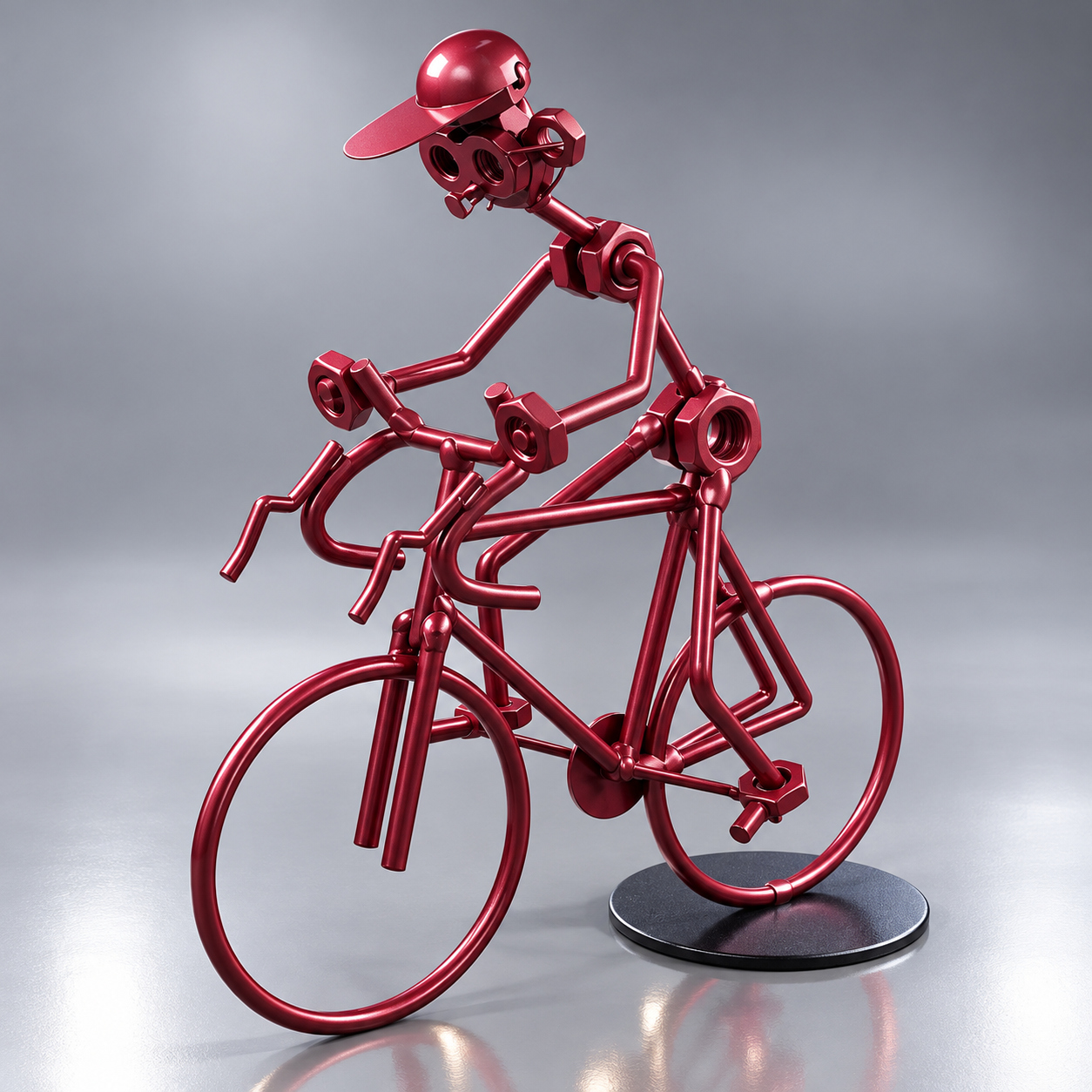 Decorative Antique Bicycle 3D Render, Digital Artwork by AQ3D