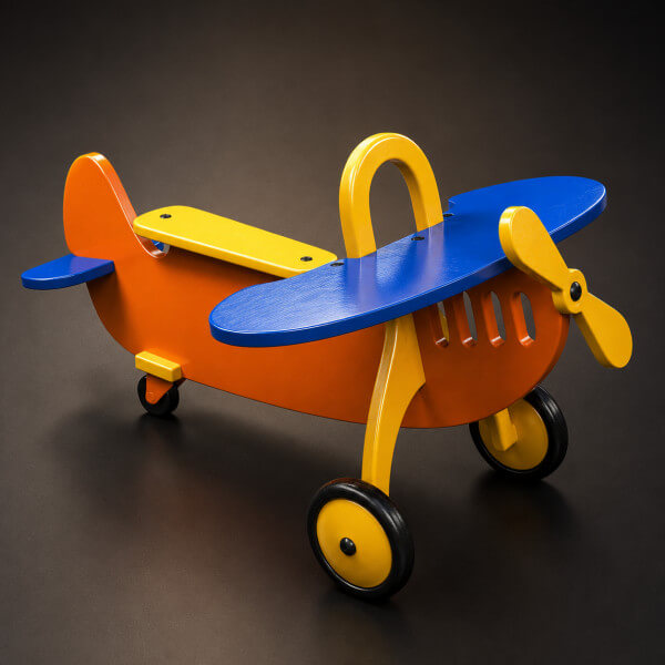Kids Toy Airplane 3D Model