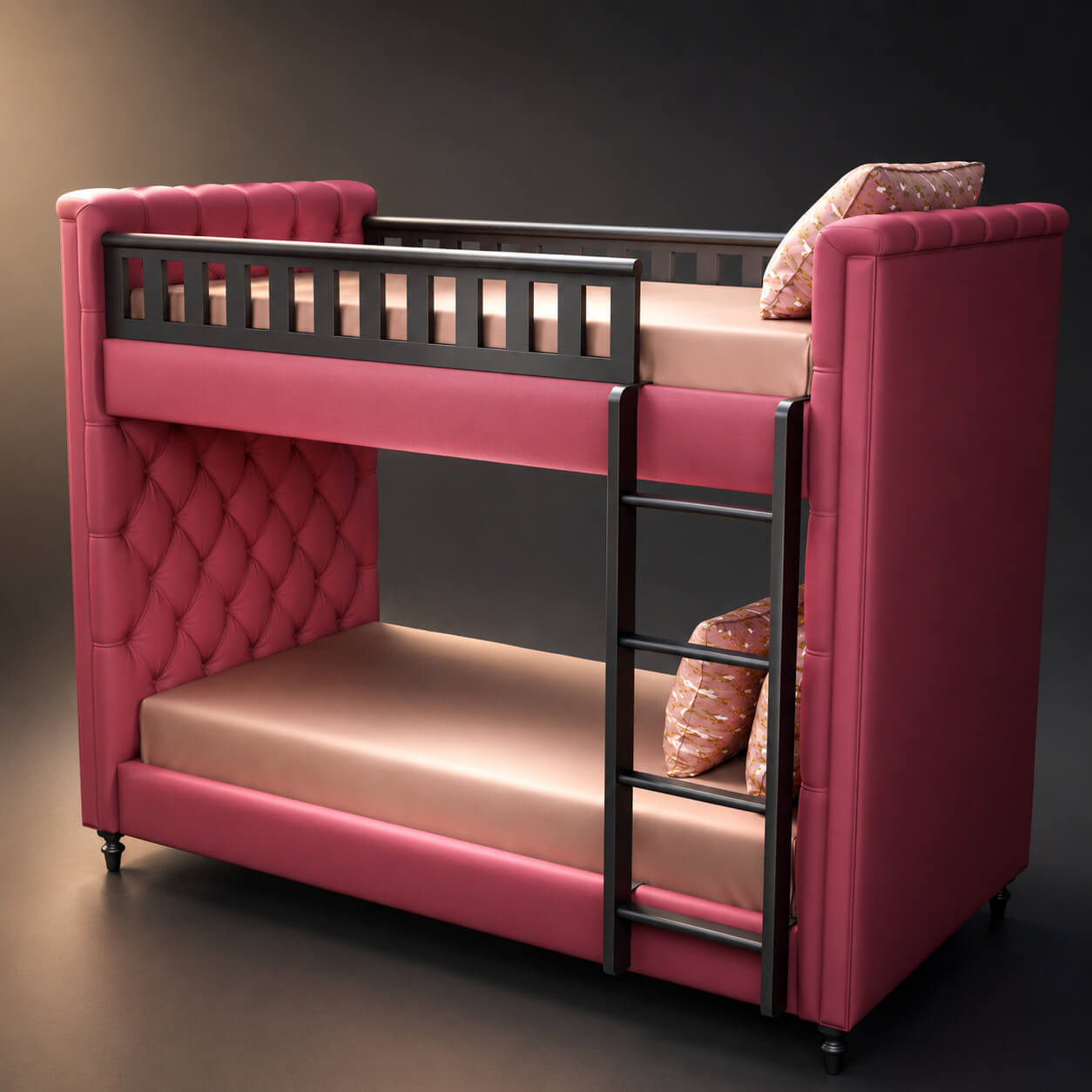 Modern Kids Bunk Bed 3D Model 3D Render, Digital Artwork by AQ3D