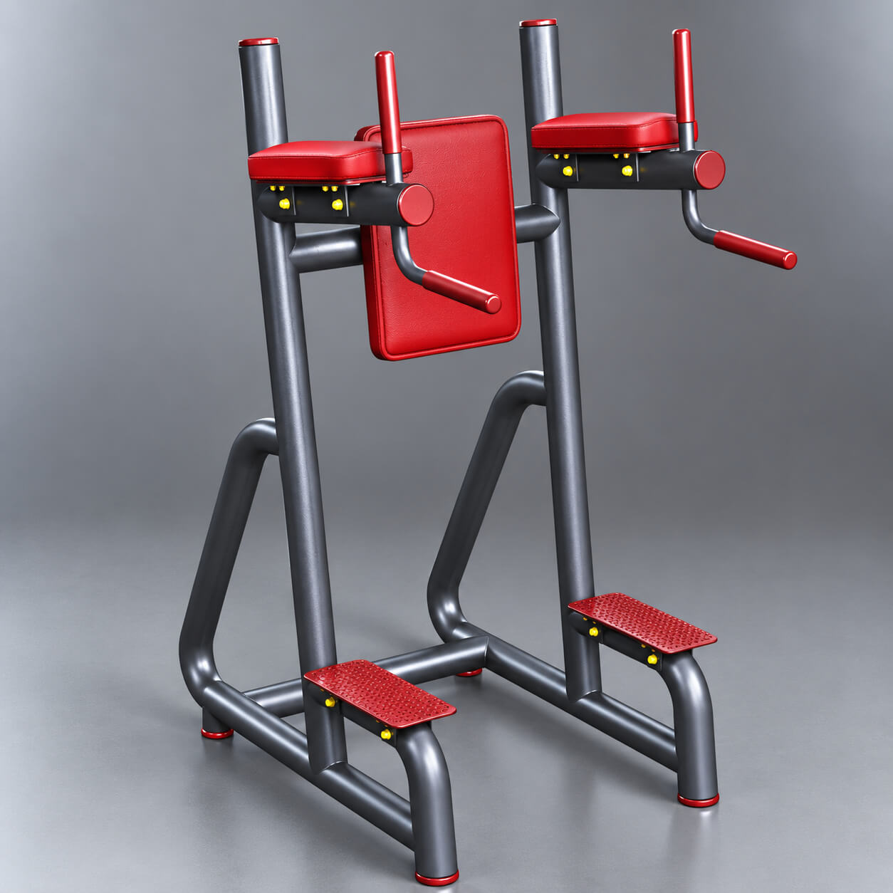Outdoor Fitness Station Pull Up & Dip Exercise Equipment 3D Model 3D Render, Digital Artwork by AQ3D