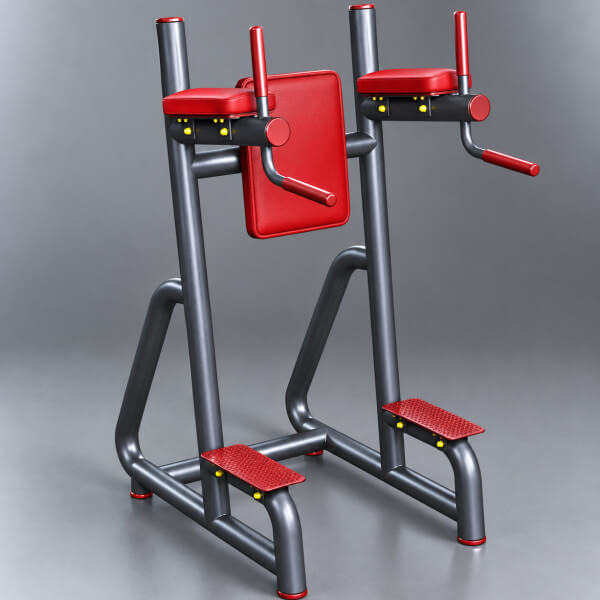 Outdoor Fitness Station Pull Up &amp Dip Exercise Equipment 3D Model