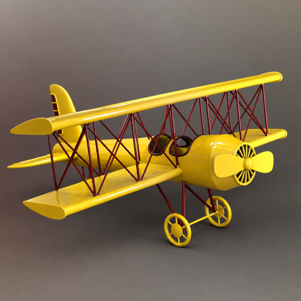 Vintage Toy Biplane
