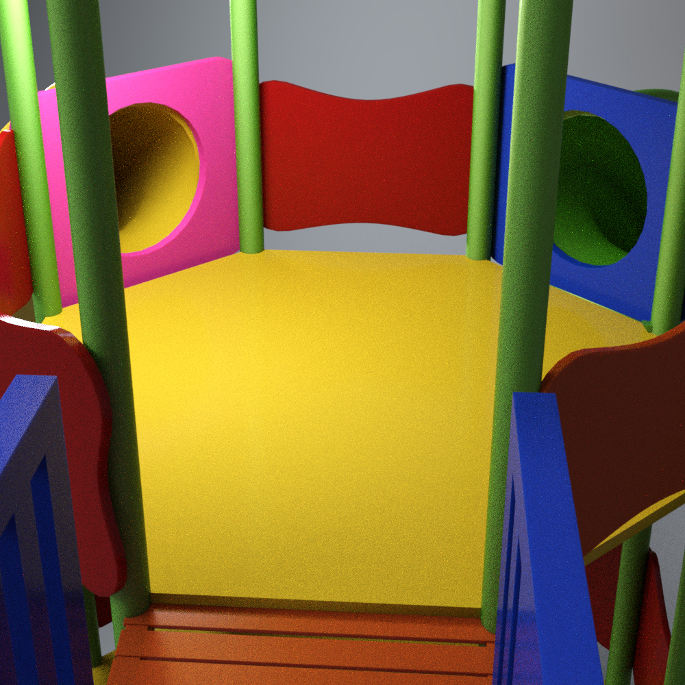 Kids Outdoor Playground Slide AQ3D Daz Content