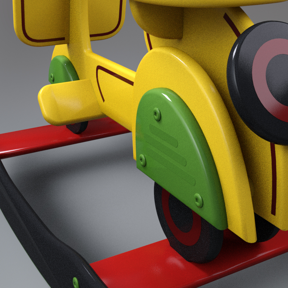 Kids Ride-On Scooter Toy AQ3D Daz Content