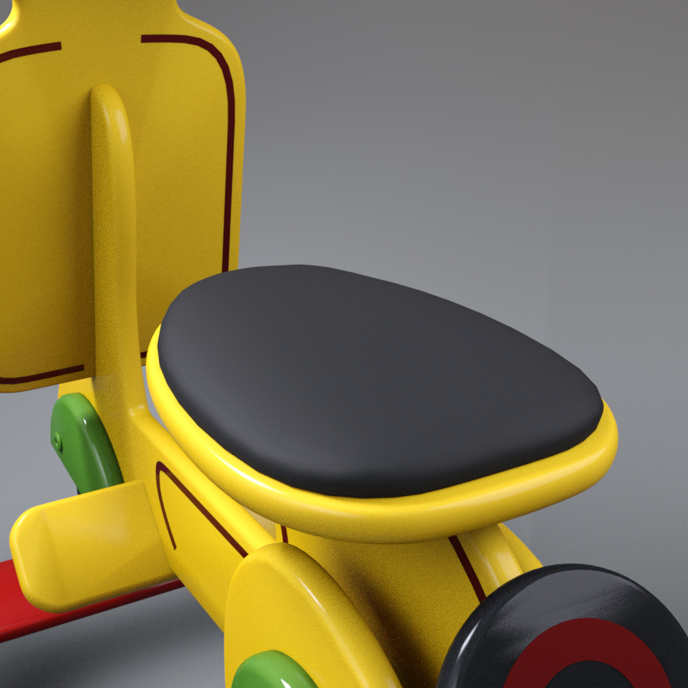 Kids Ride-On Scooter Toy AQ3D Daz Content