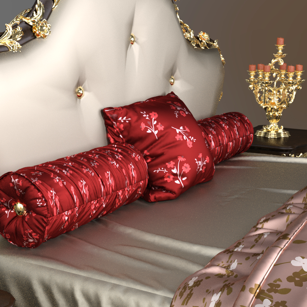 Luxury Modern Bed 3d Model Elegant Bedroom Furniture Daz Content