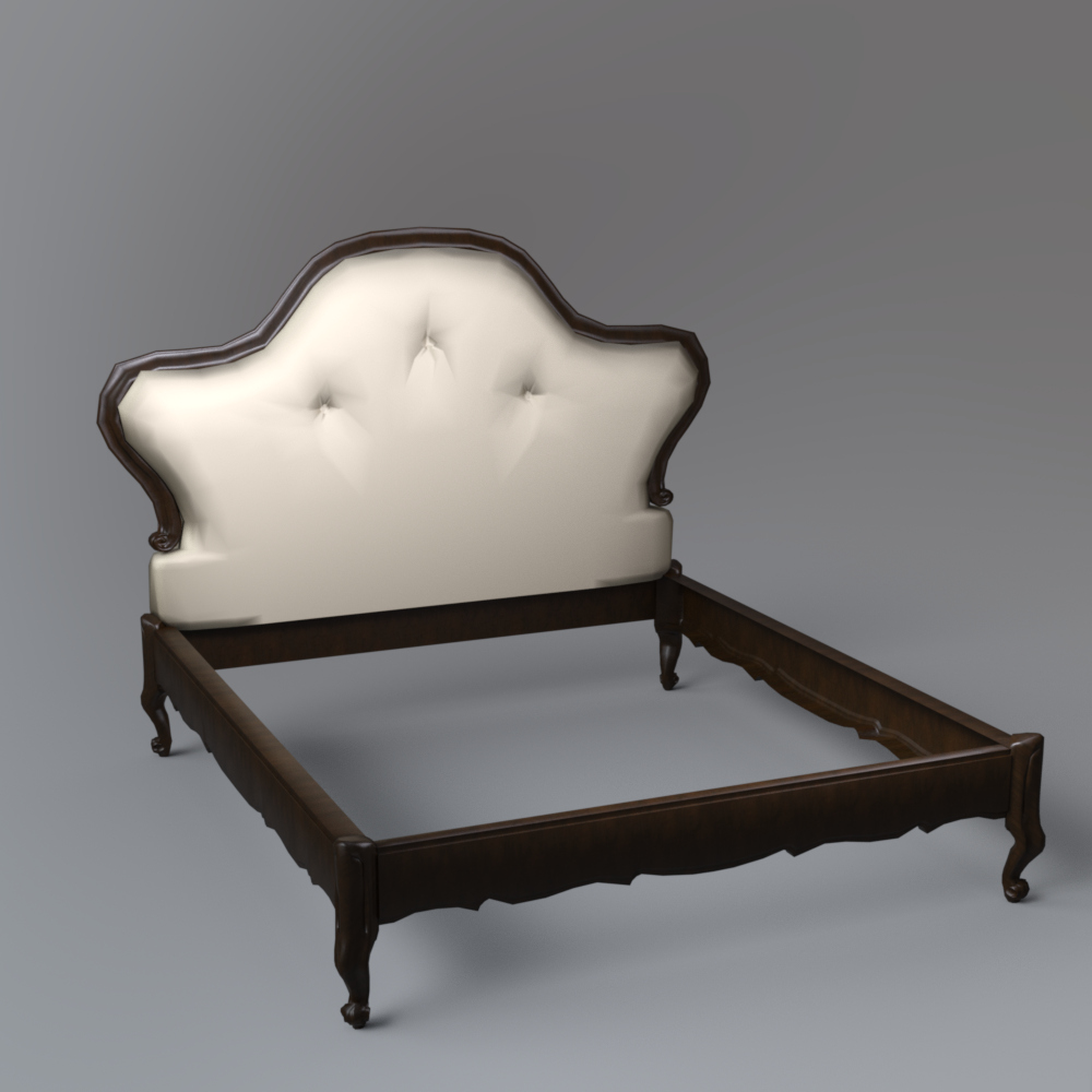 Luxury Modern Bed 3d Model Elegant Bedroom Furniture Daz Content
