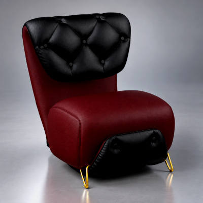 Luxury Modern Tufted Accent Chair AQ3D