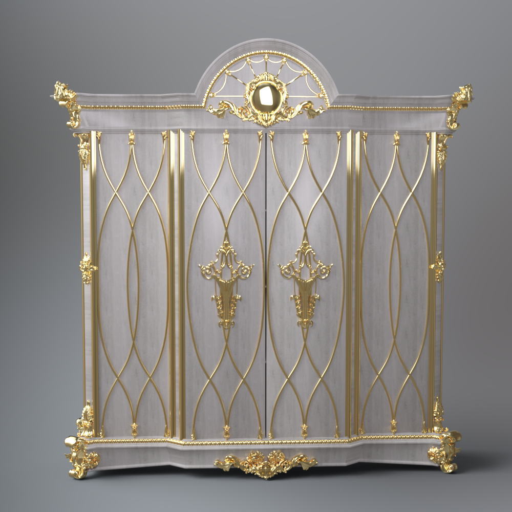 Luxury Ornate Wardrobe AQ3D Daz Content