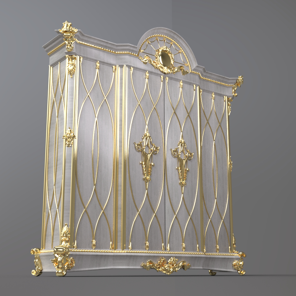 Luxury Ornate Wardrobe AQ3D Daz Content