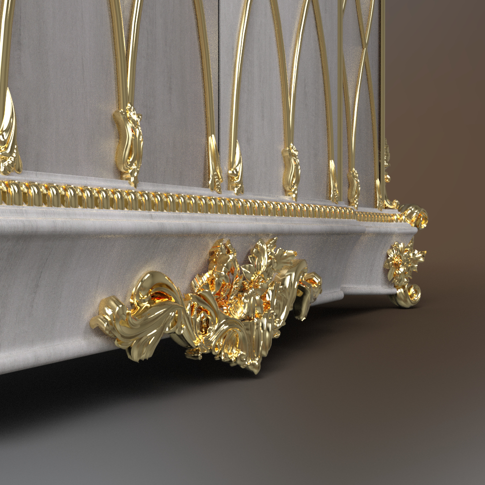 Luxury Ornate Wardrobe AQ3D Daz Content