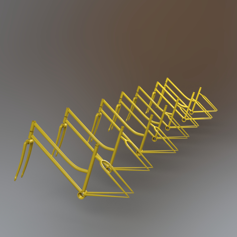 Modern Bicycle Parking Shelter with Bike Racks AQ3D Daz Content