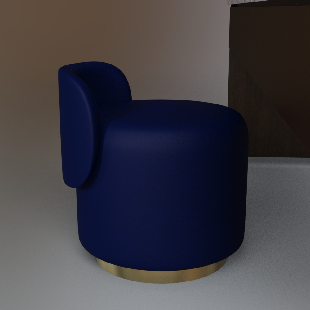 Modern Dressing Table and Stool AQ3D Daz Content