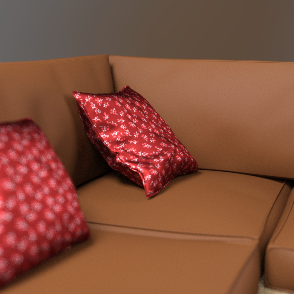 Modern L Shaped Sofa AQ3D Daz Content