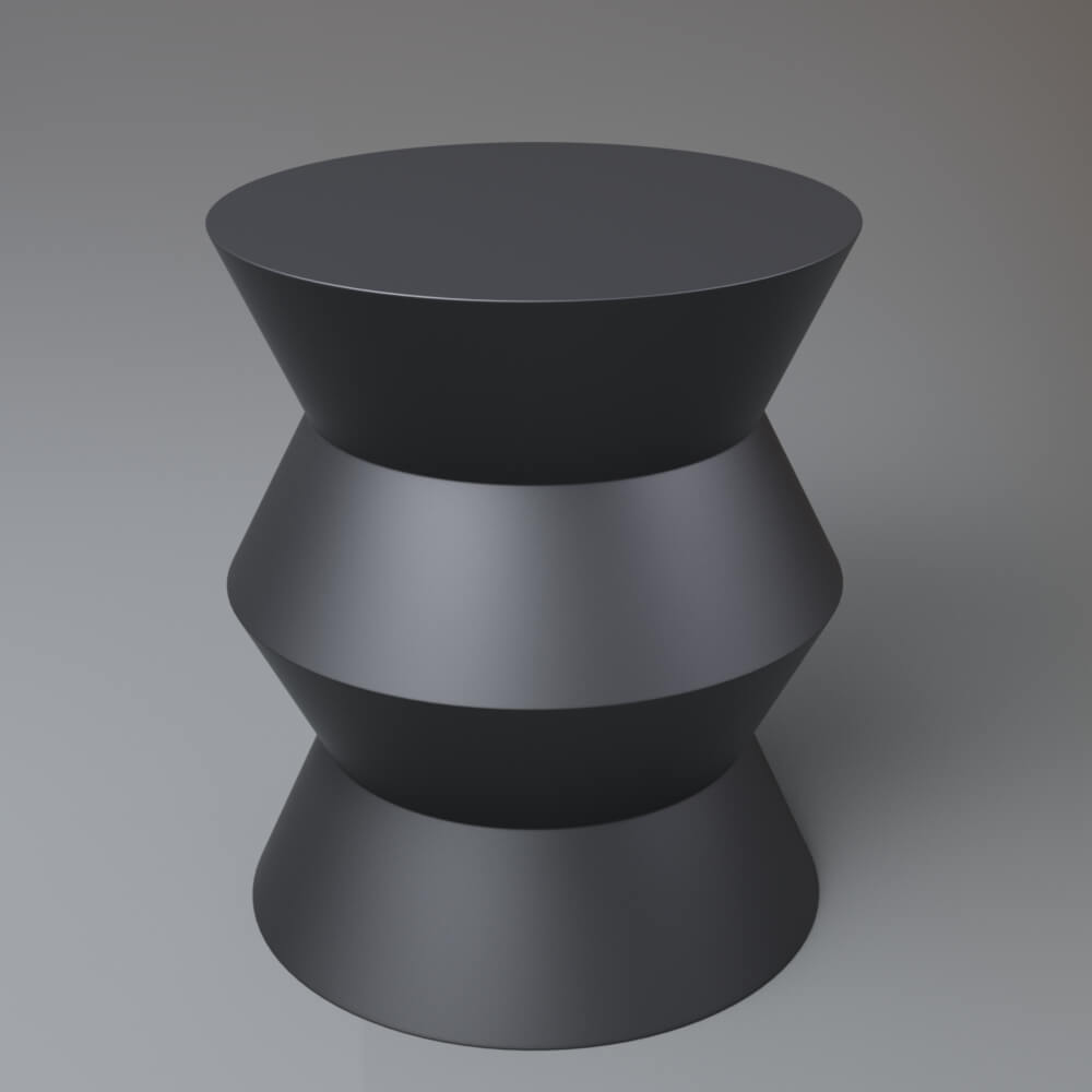 Modern Lounge Chair &amp Side Table 3D Model AQ3D Daz Content