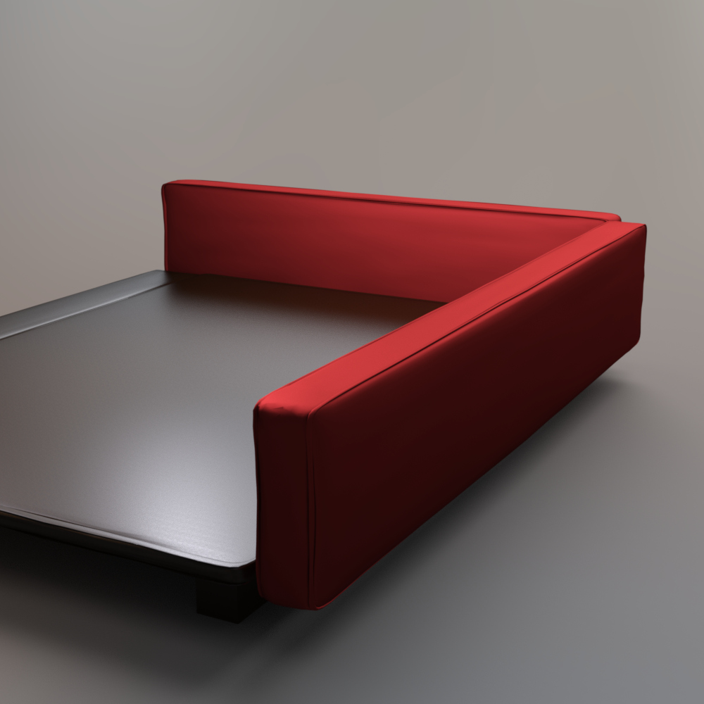 Modern Upholstered Daybed AQ3D Daz Content