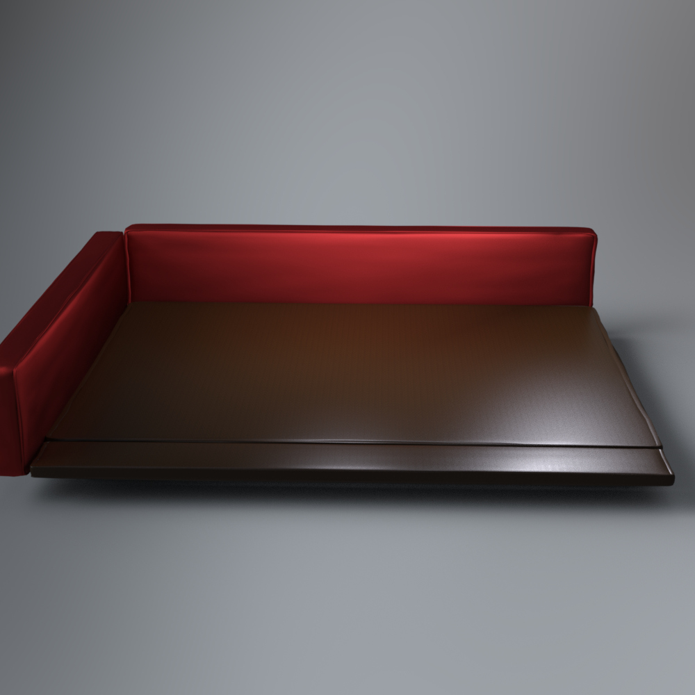 Modern Upholstered Daybed AQ3D Daz Content