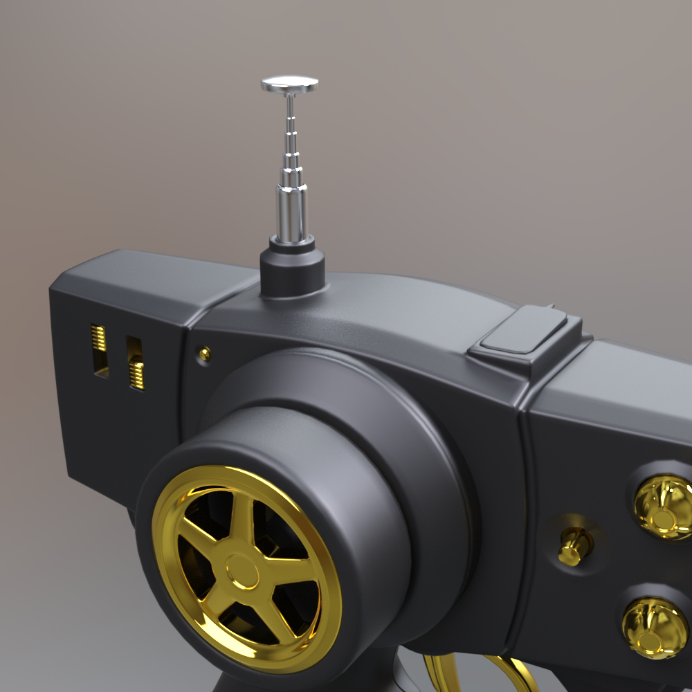 Rc Monster Truck 3D Model With Remote Controller Aq3D Daz Content
