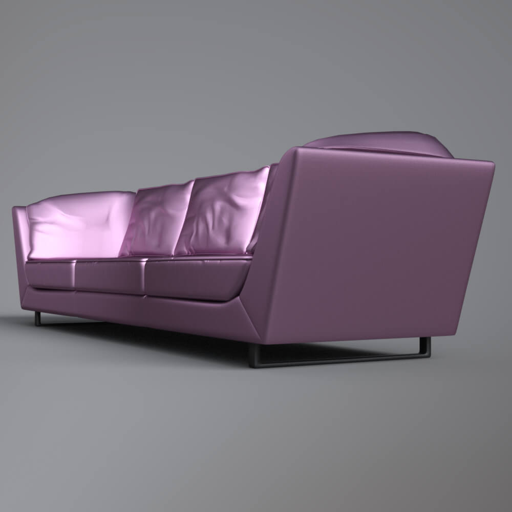Stylish Sofa 3D Model AQ3D Daz Content