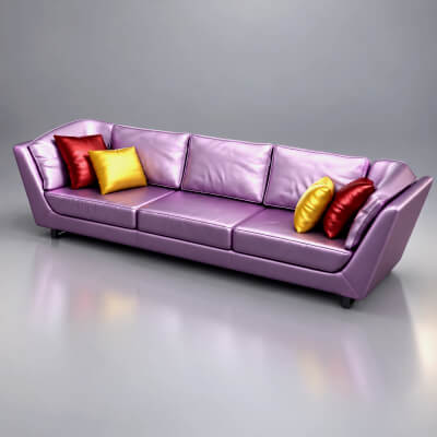 Stylish Sofa 3D Model AQ3D