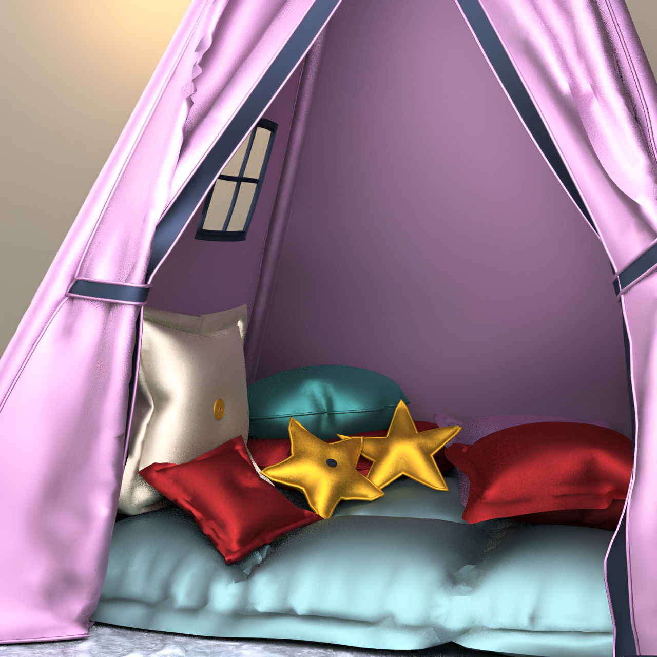 A3S P Childrens Tent House Daz Content