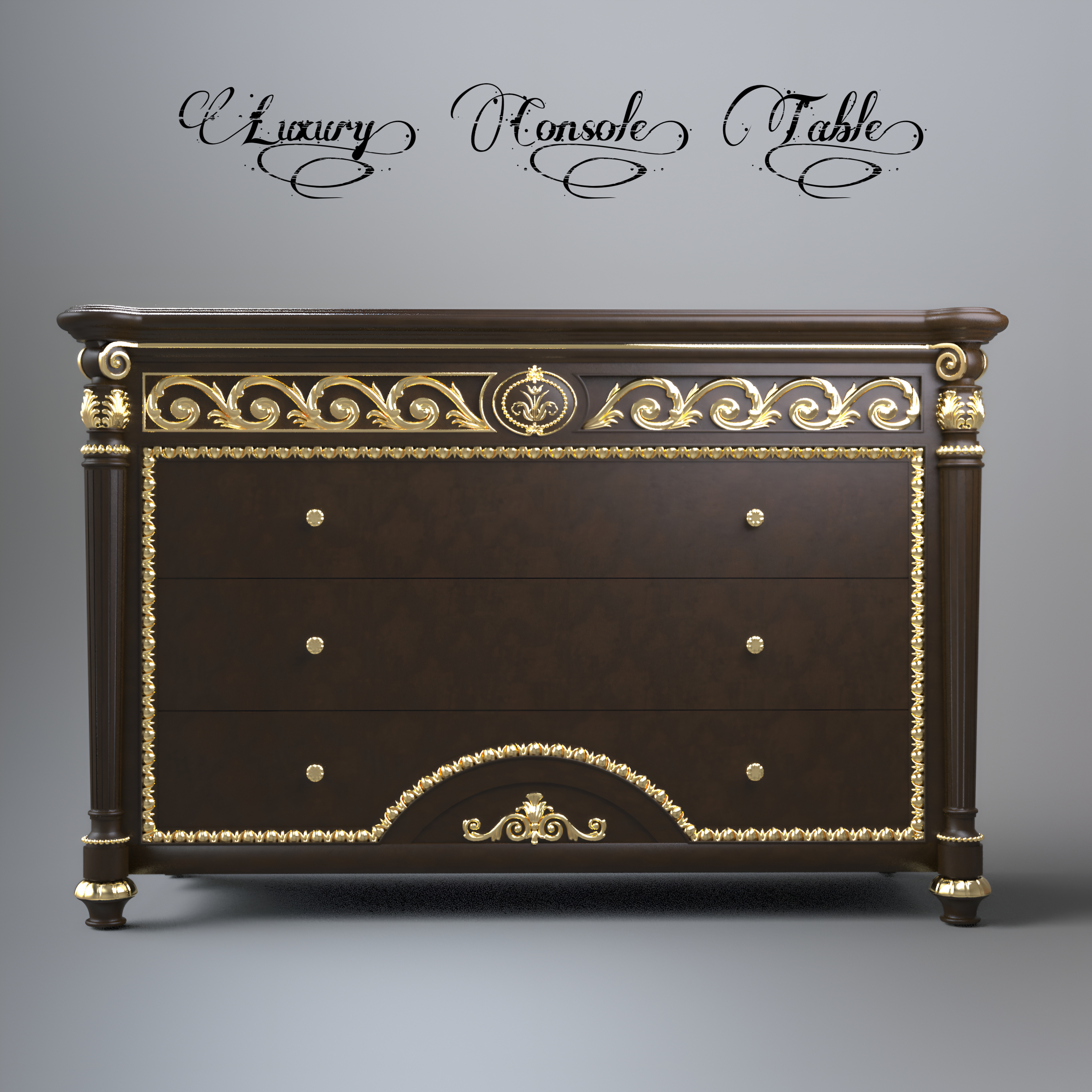 A3S P-Console Table 2 Daz Content