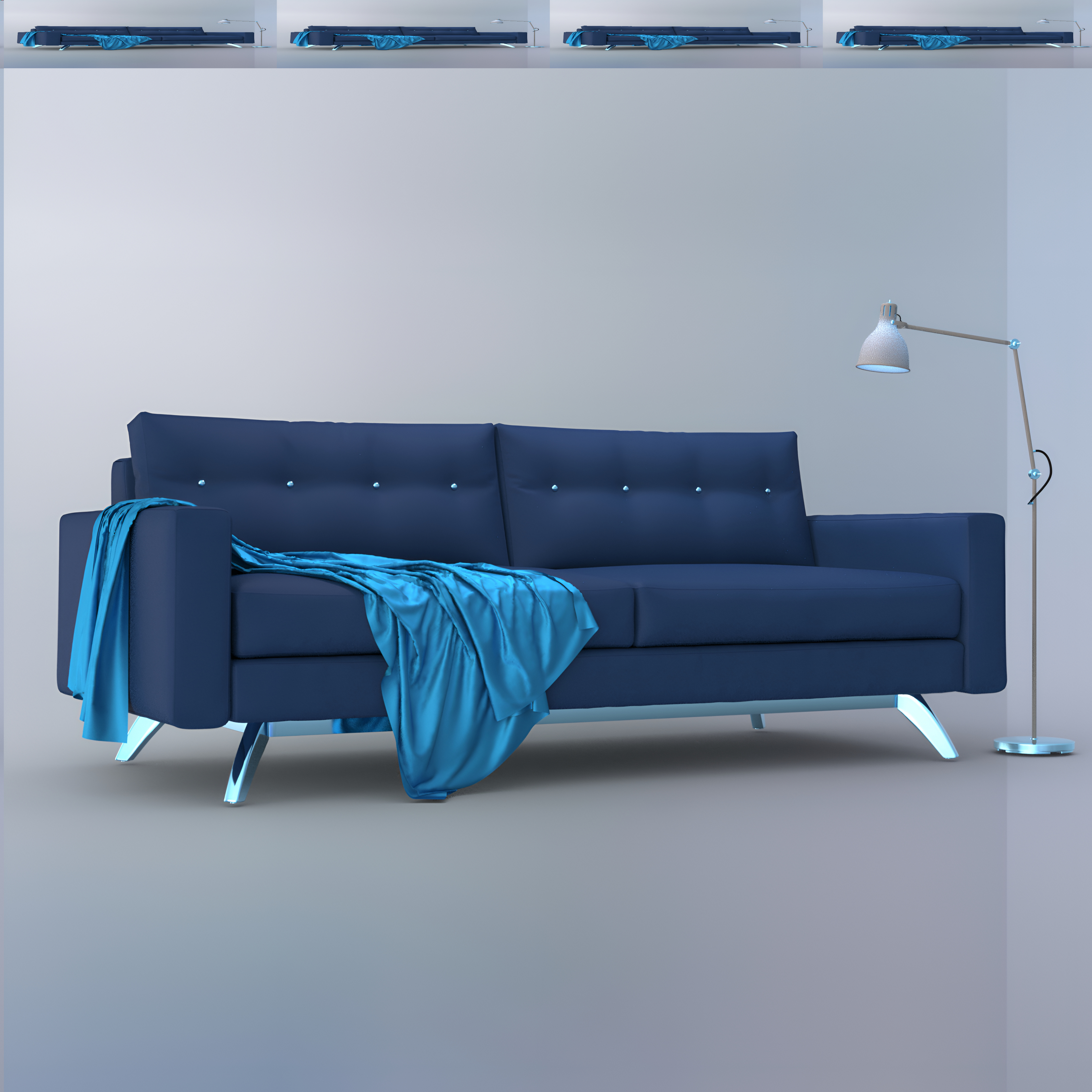 A3S P-Sofa Model 137 Daz Content