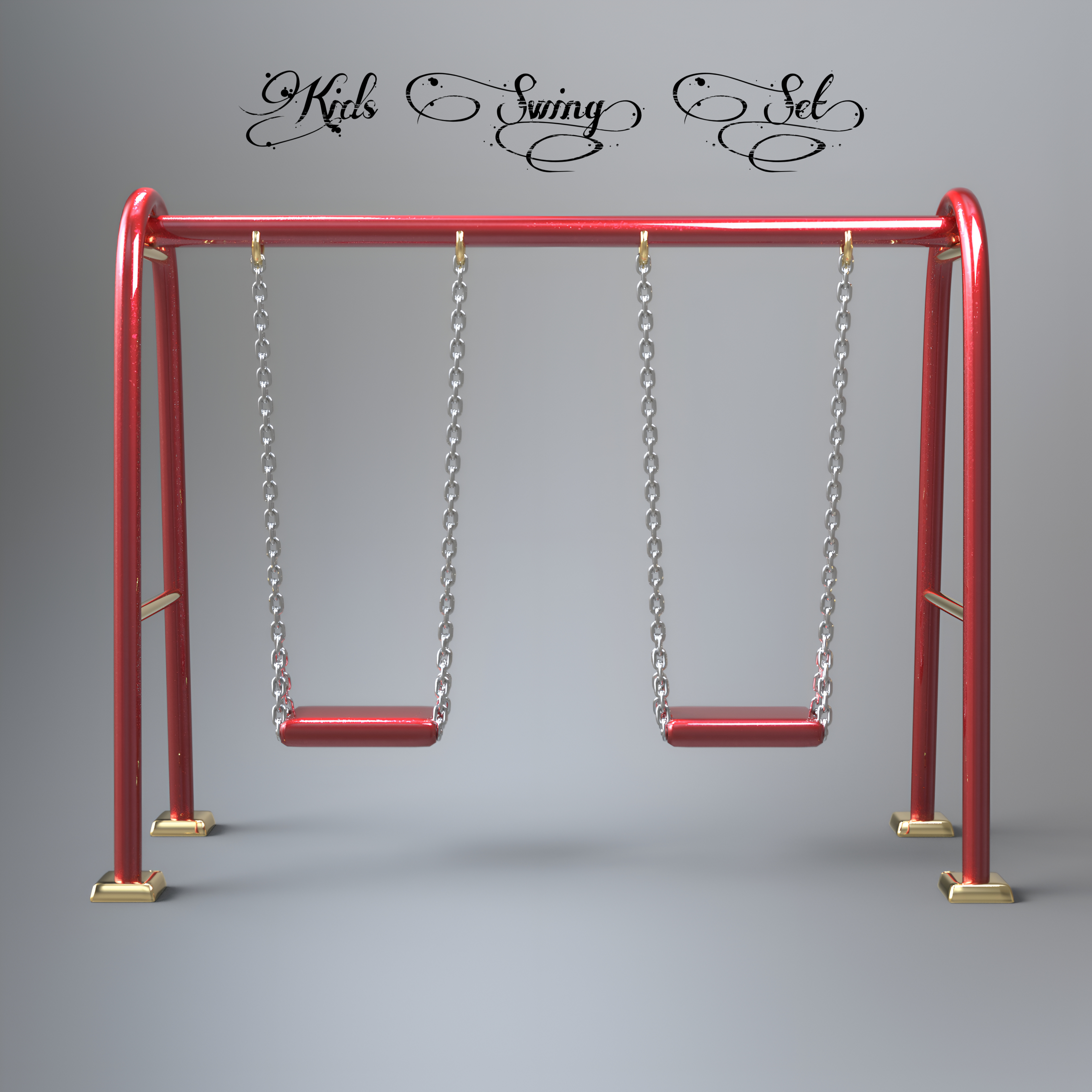 A3S P-Swing Set Daz Content by Architect3DStudio