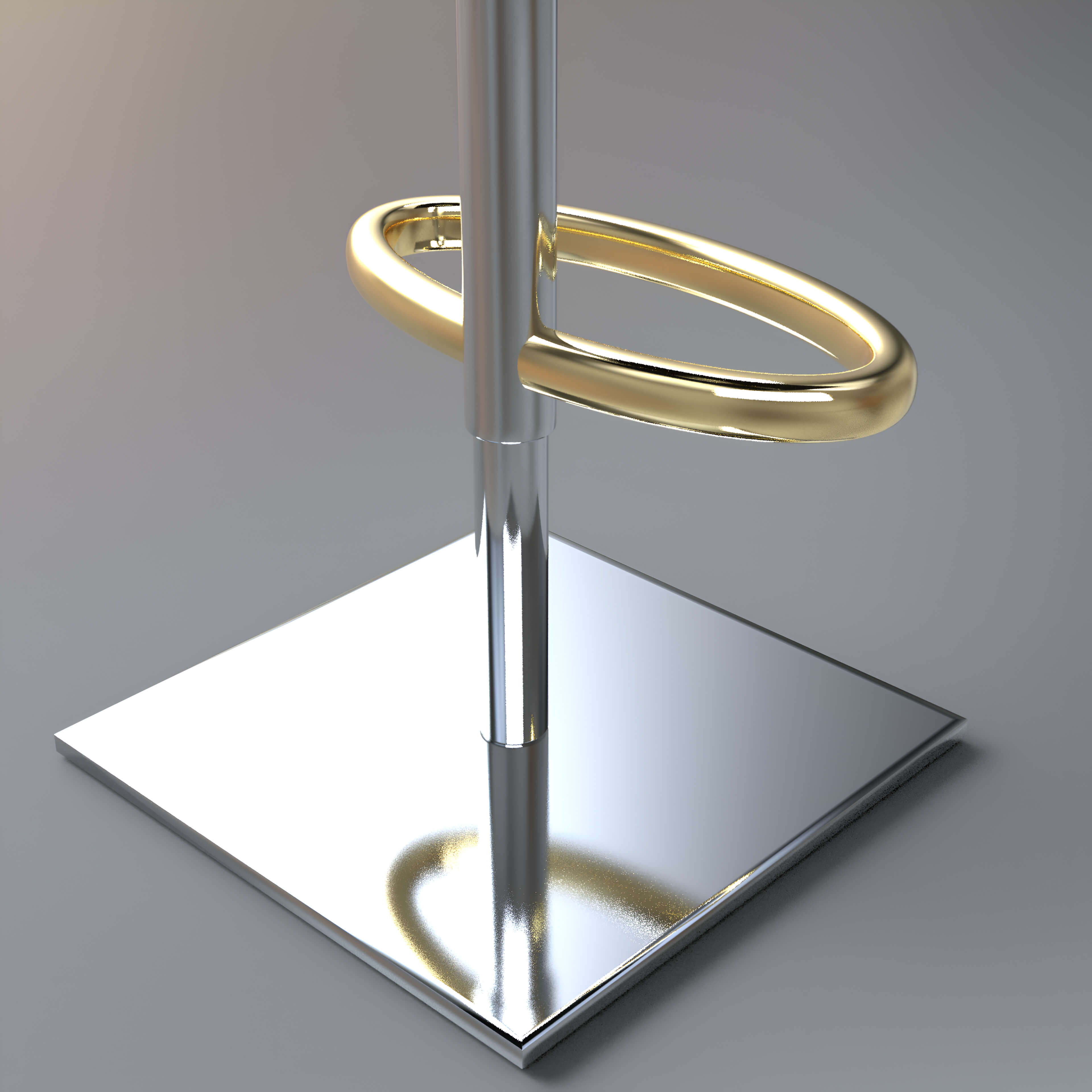 A3S P-Bar Stool 10 3D Render, Digital Artwork by Architect3DStudio