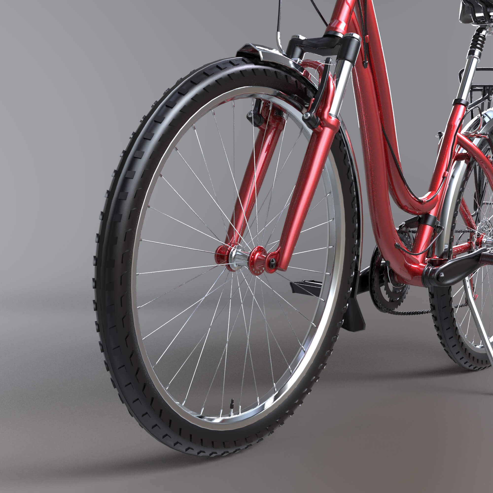 A3S P-Bicycle 3D Render, Digital Artwork by Architect3DStudio